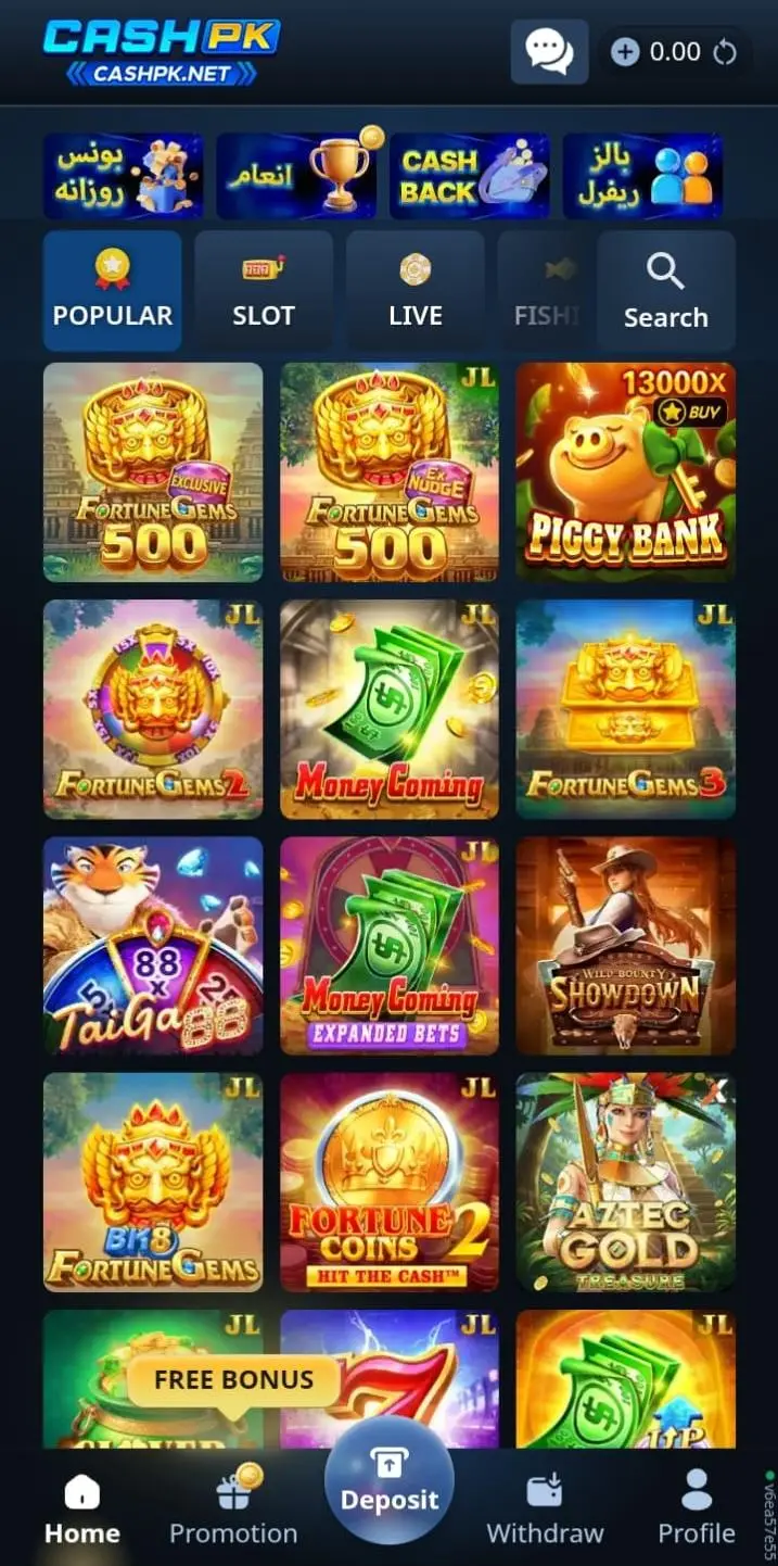 CASHPK Game