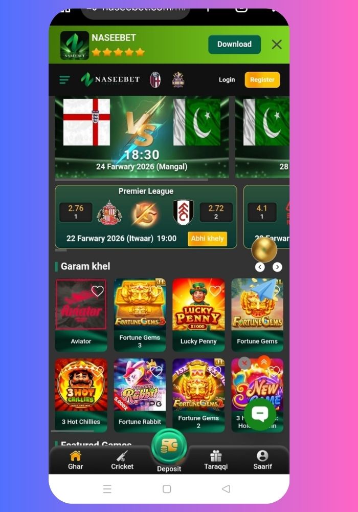 NASEEBET Download Game
