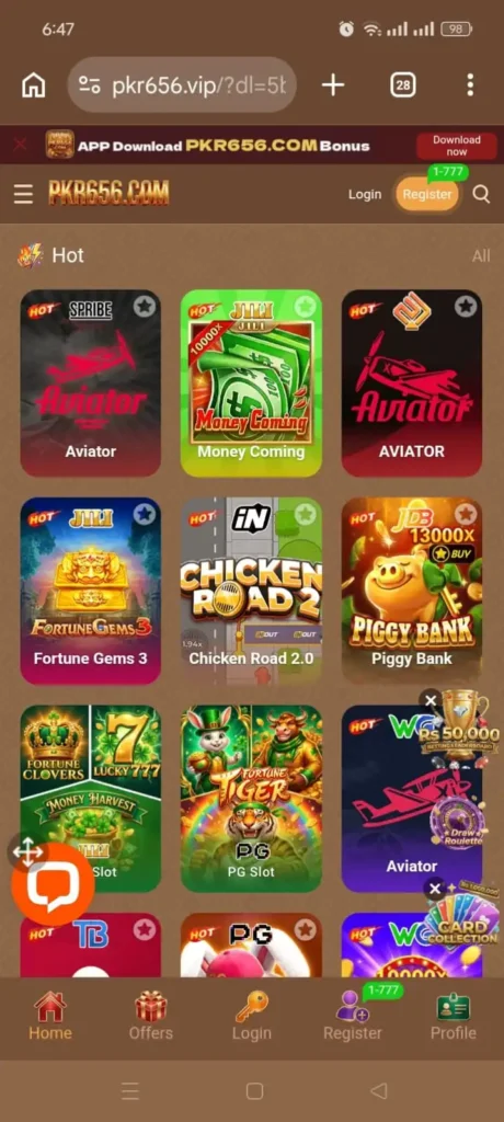 PKR656 Game
