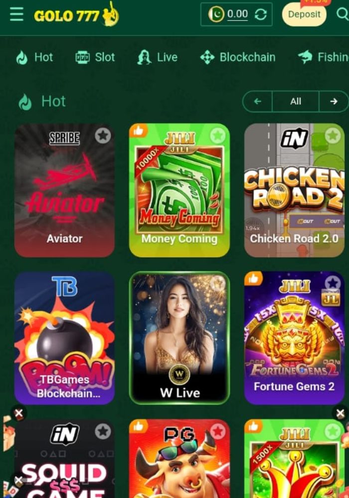 Golo777 Game